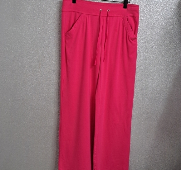 Danskin Now Pink Wide Leg Pant   Size M (8-10) - Picture 1 of 10